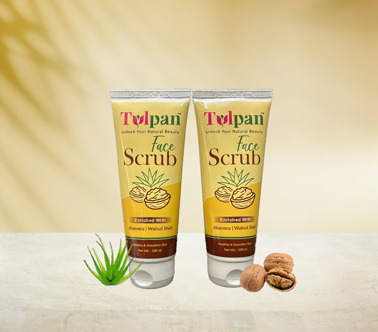 Combo Set  Aloevera & Walnut Face Scrub