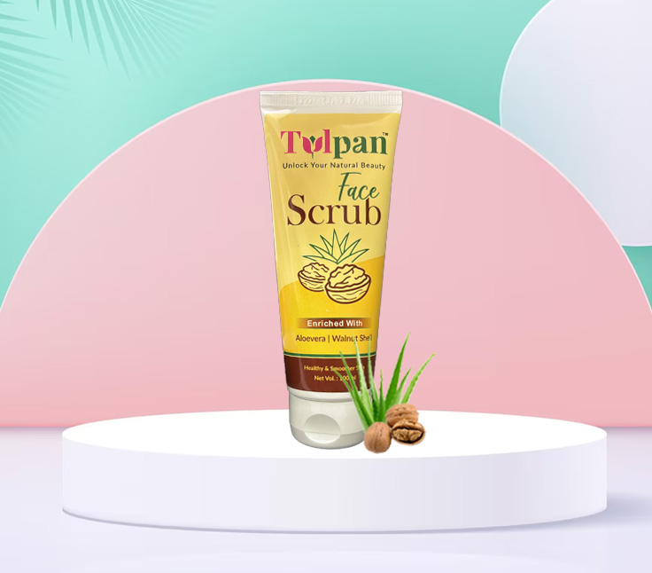 Aloevera & Walnut Face Scrub
